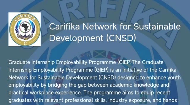 2026 CNSD Graduate Internship Employability Programme (GIEP)