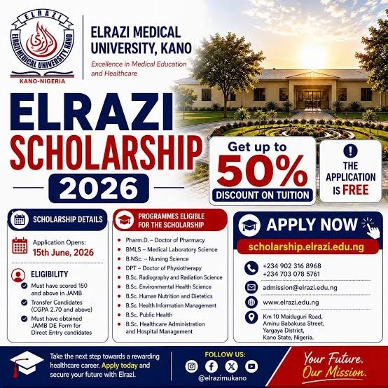 2026 Elrazi Medical University Scholarship