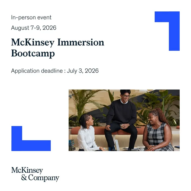 2026 McKinsey & Company Immersion Bootcamp (McK MIB)