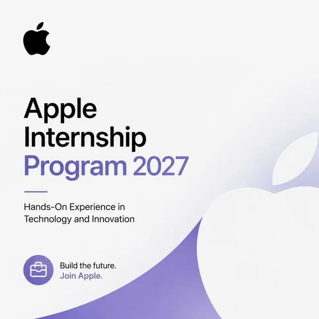 2027 Apple Internship Program for Students Worldwide