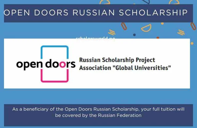 2027 Open Doors Scholarship in Russia for Foreign Citizens