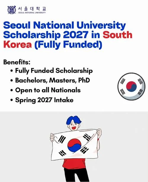 2027 Seoul National University Scholarships in South Korea