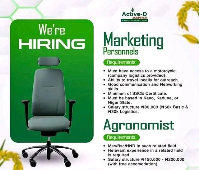 Active-D Agrotech Recruitment 2026 | Apply Now