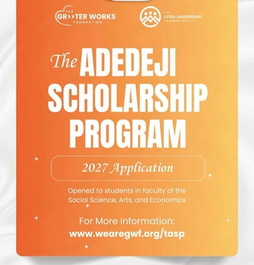 Adedeji Scholarship Program 2027
