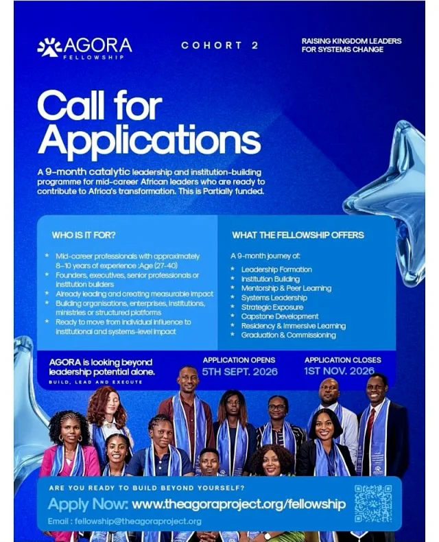 AGORA Fellowship Program 2026 (Cohort 2)