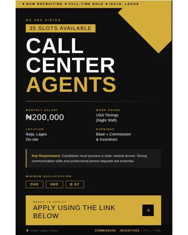 American Call Center Agent (Sales)