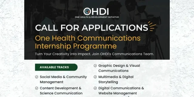 Apply for the OHDI One Health Communications Internship Programme 2026
