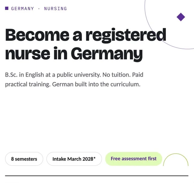 Apply Now: Study Nursing in Germany With Paid Practical Training