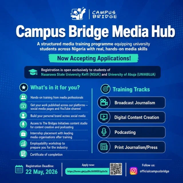 Campus Bridge Media Hub Now Accepting Applications