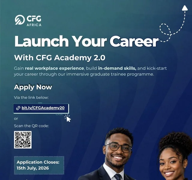CFG Academy 2.0 Graduate Trainee Programme 2026 for Nigerian Graduates