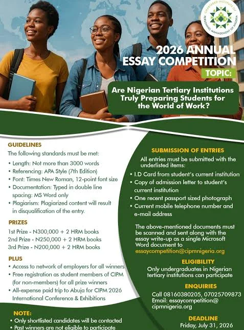 CIPM Essay Competition 2026