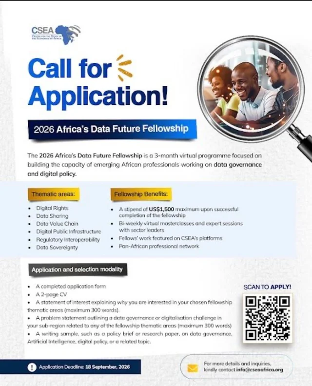 CSEA Africa’s Data Future Fellowship 2026