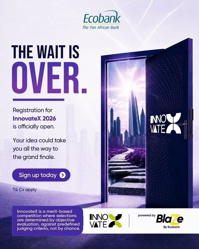 Ecobank InnovateX Program 2026 (Win Up to N5 Million)