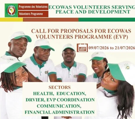 ECOWAS Volunteers Programme 2026