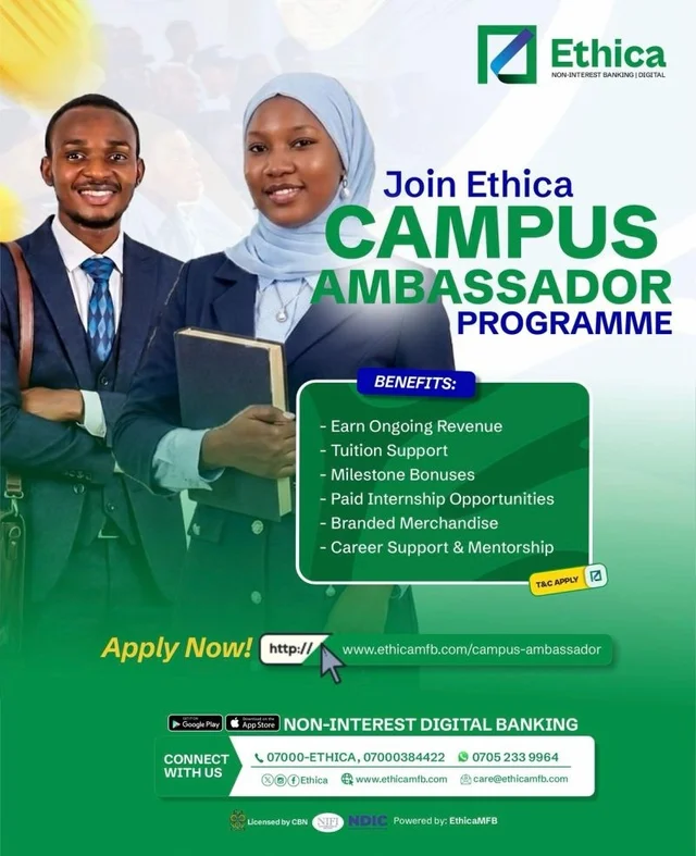 Ethica Campus Ambassador Programme 2026