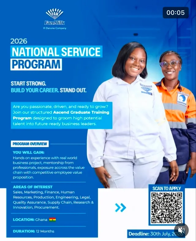 FanMilk National Service Program 2026