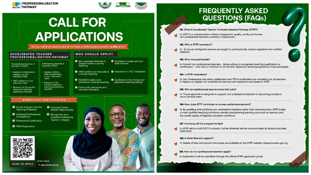 Federal Ministry Of Education ATTP Training Program 2026