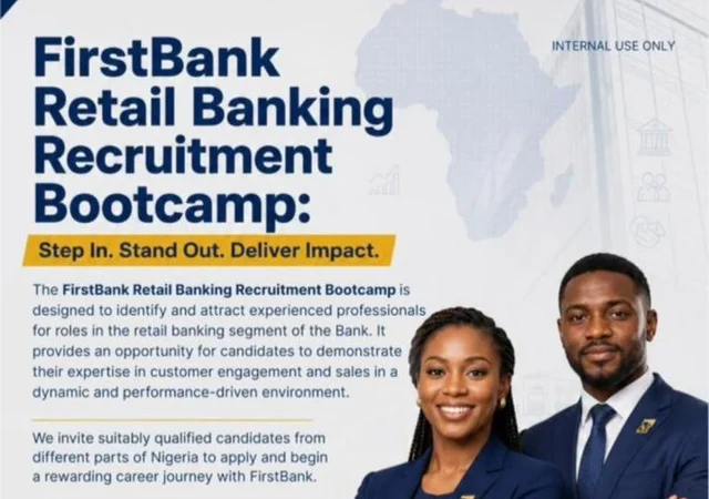 FirstBank Retail Banking Recruitment Bootcamp 2026