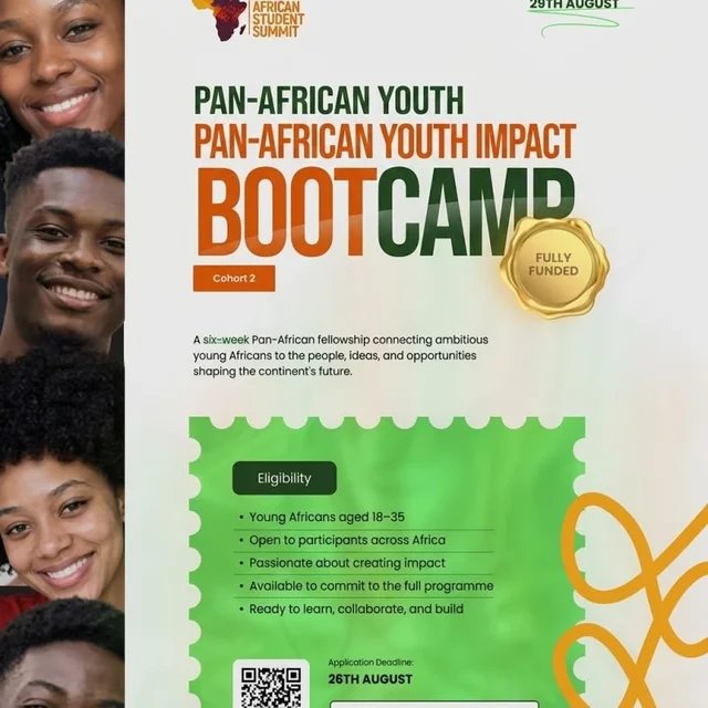 Fully Funded Pan-African Youth Impact Bootcamp 2026 – Cohort 2.0