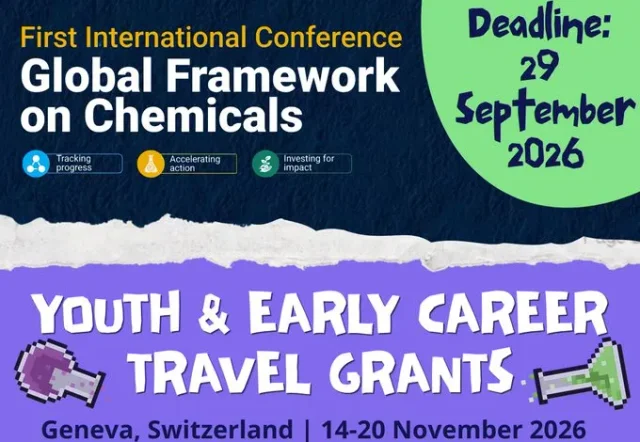 Geneva Youth Travel Grant 2026 for Young People to Attend Global Chemicals and Waste Conference