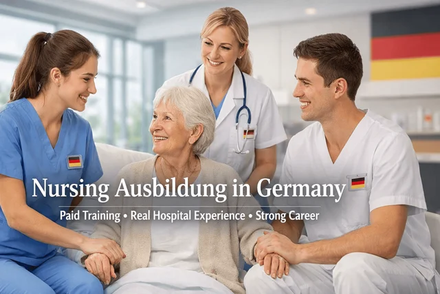 German Ausbildung Healthcare Programs 2026 | Study Nursing and Earn €1,300 Monthly