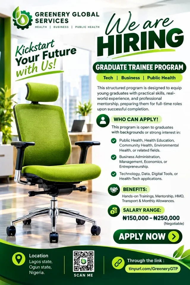 Greenery Global Services Graduate Trainee Program 2026