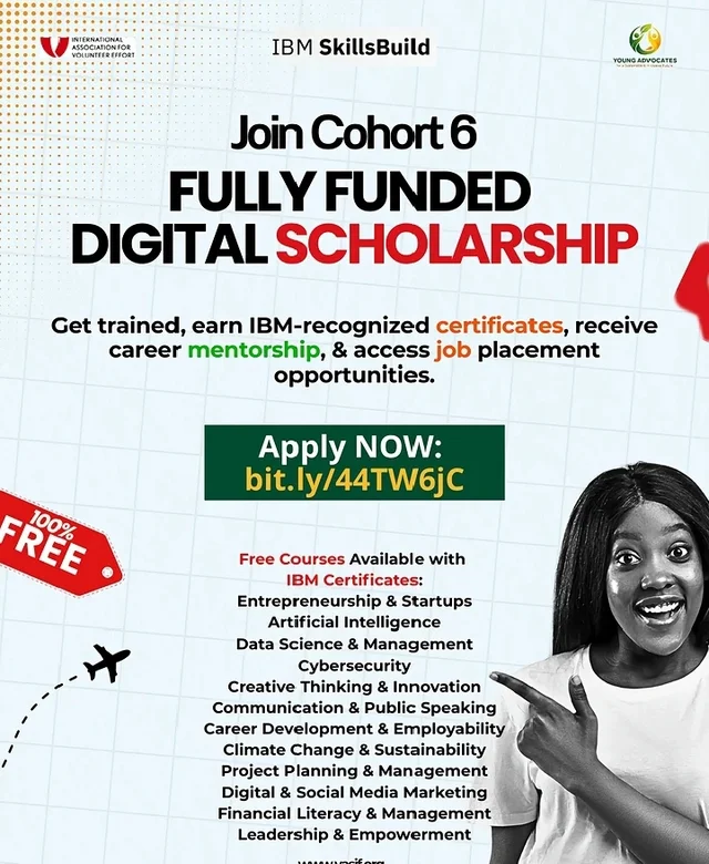 IBM SkillsBuild Fully Funded Digital Skills Scholarship 2026 (Cohort 5)