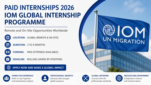 IOM Nigeria Internship Opportunities 2026 for Young Graduates