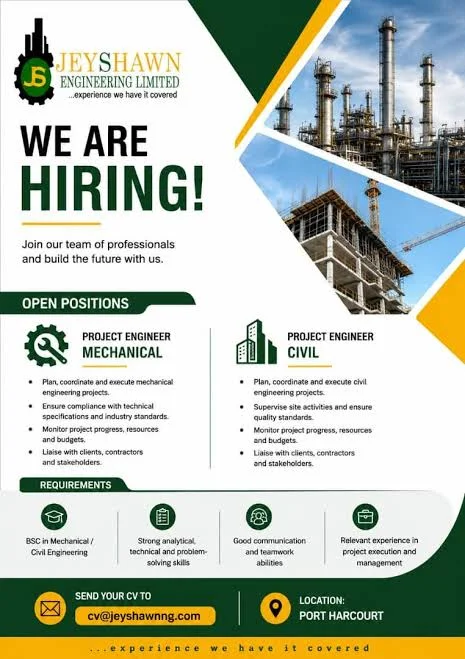 Jeyshawn Engineering Limited (JEL) is Hiring for Multiple Positions | Apply Now
