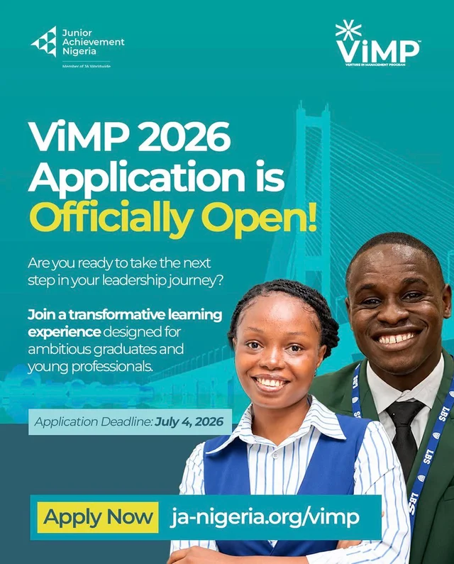 Junior Achievement Nigeria (JAN) Management Trainee Program 2026.