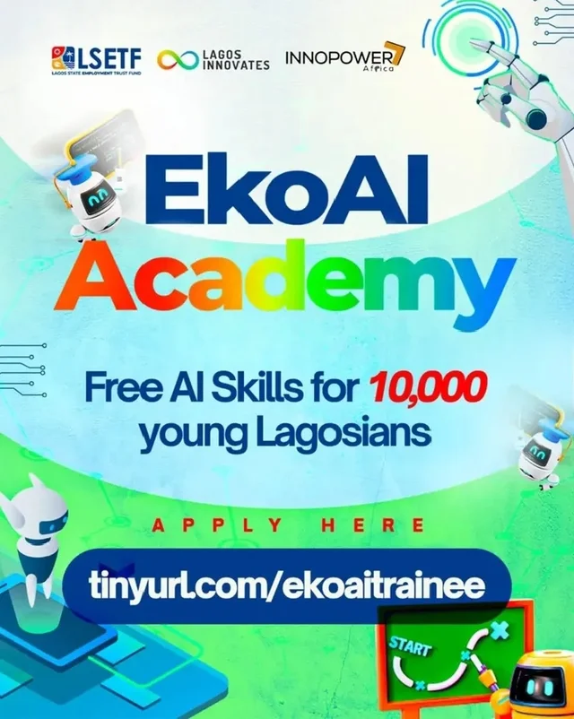 Lagos State EkoAI Academy 2026 – Free AI Training for 10,000 Young Lagosians