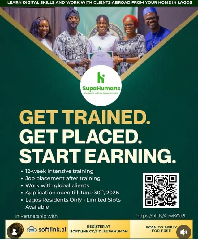 Lagos State Ministry of Youth and Social Development Supahuman Program Cohort 2