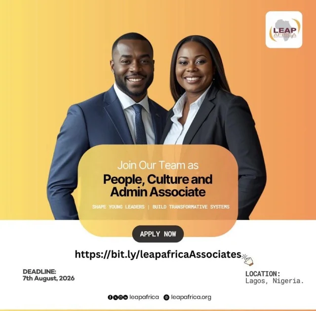 LEAP Africa Recruitment 2026 | Apply for HR & Administration Role
