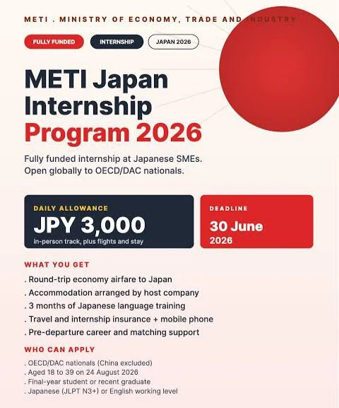 METI Japan Internship Program 2026