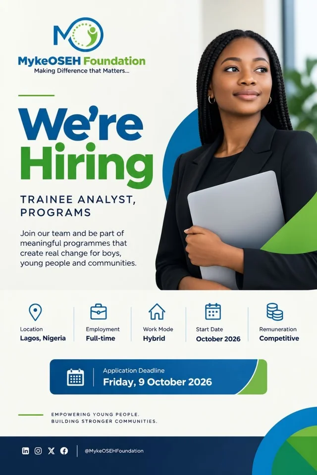MO Foundation is Hiring Graduates for its Trainee Analyst Program