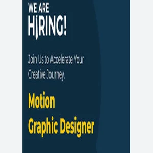 Motion Graphics Designer (Remote)