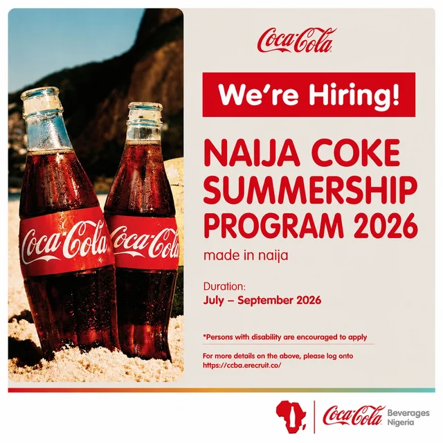 Naija Coke Summership Program 2026