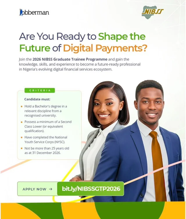 NIBSS Graduate Trainee Program 2026