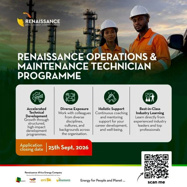 Operations and Maintenance Technicians Recruitment at Renaissance Africa Energy Company Ltd