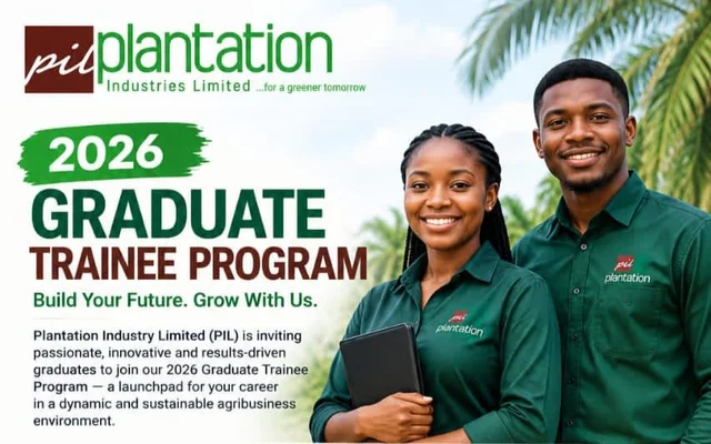 Plantation Industries Graduate Trainee Program 2026