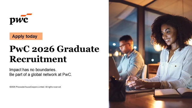 PwC Graduate Trainee Recruitment 2026 (Kenya)