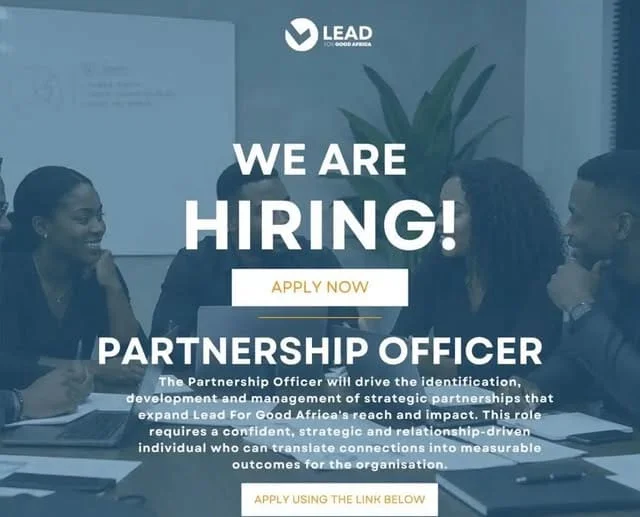 Remote Partnership Officer Job at Lead For Good Africa | Apply Now