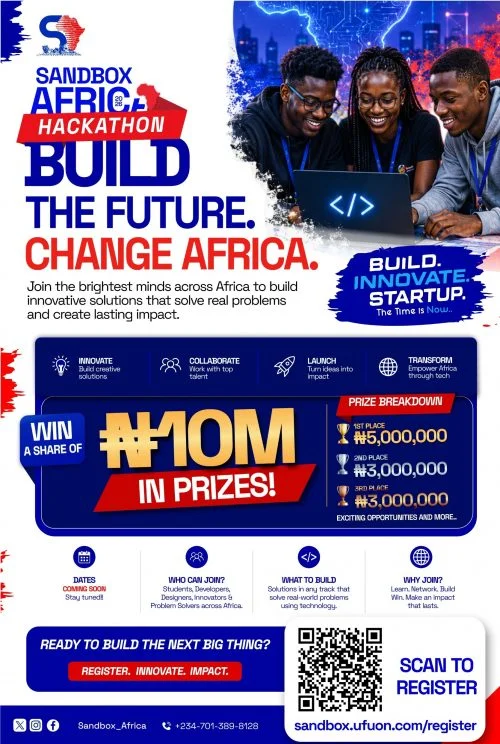Call for Applications: Sandbox Africa Hackathon 2026 | Up to ₦10 Million in Cash Prizes