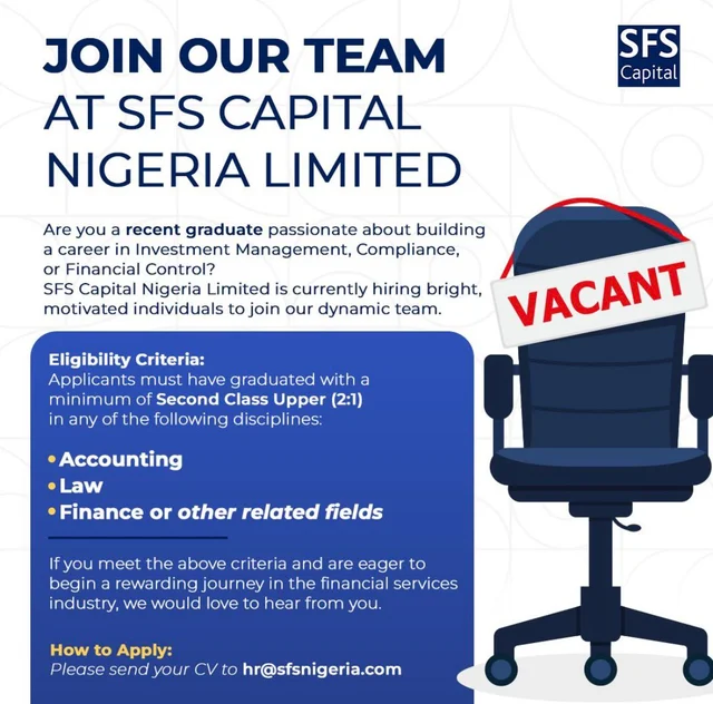 SFS Capital Graduate Recruitment 2026