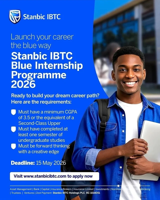 Stanbic IBTC Blue Internship Program 2026