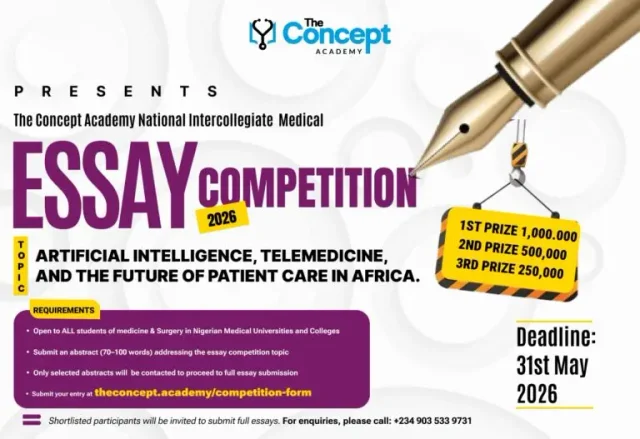 The Concept Academy National Medical Essay Competition 2026