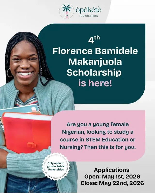 The Florence Bamidele Makanjuola (FBM) Scholarship 2026