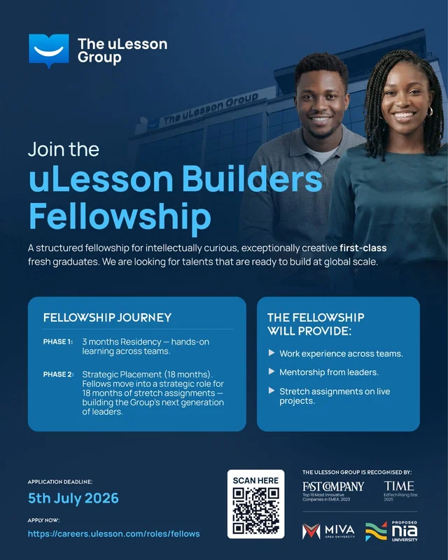 uLesson Builders Fellowship Program 2026