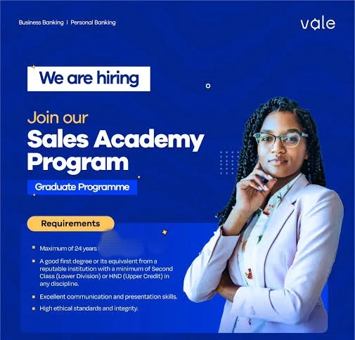 Vale Sales Academy Program Cohort 2