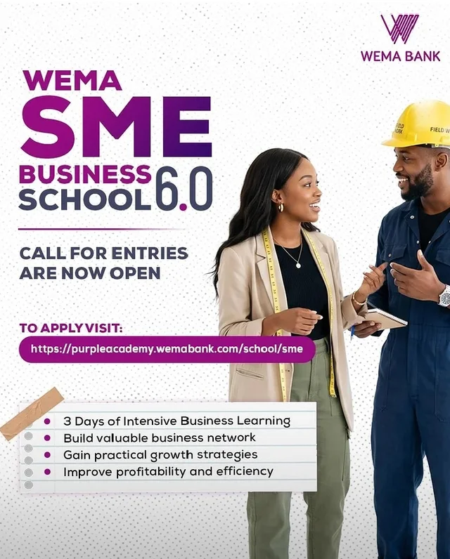 WEMA Bank SME Business School 6.0 (2026)